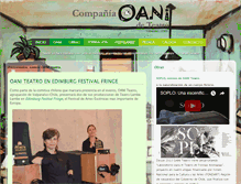 Tablet Screenshot of oaniteatro.com